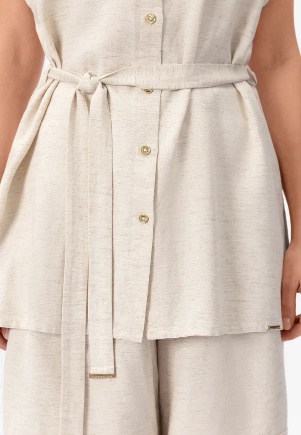 Berankoviai lininiai marškiniai SHINY LINEN