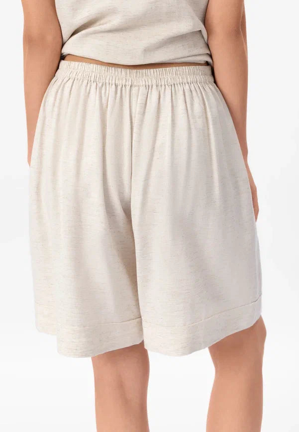 Lininiai šortai SHINY LINEN