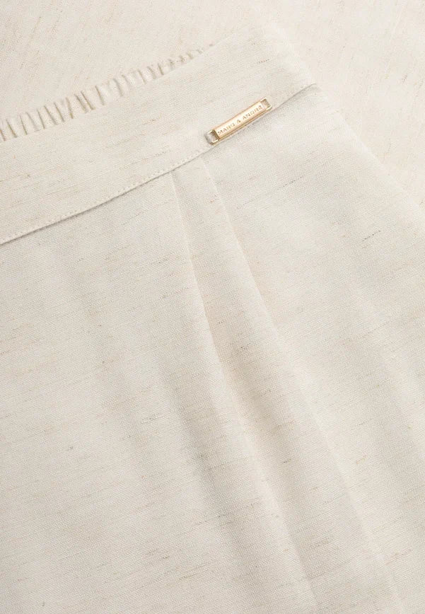 Lininiai šortai SHINY LINEN