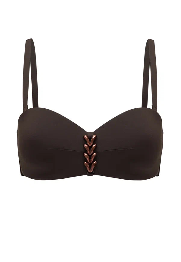 Formuojanti bandeau tipo bikini liemenėlė HYPNOTIC