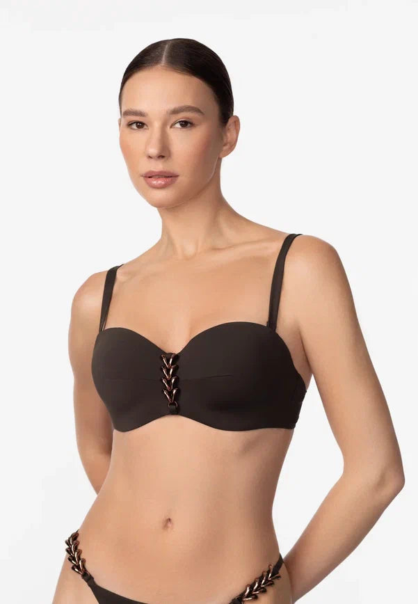 Formuojanti bandeau tipo bikini liemenėlė HYPNOTIC