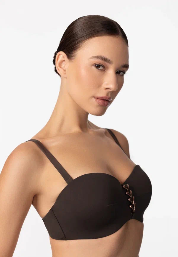 Formuojanti bandeau tipo bikini liemenėlė HYPNOTIC