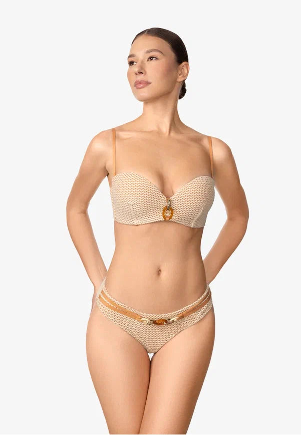 Vidutinio aukščio bikinio kelnaitės AMBER LIGHT