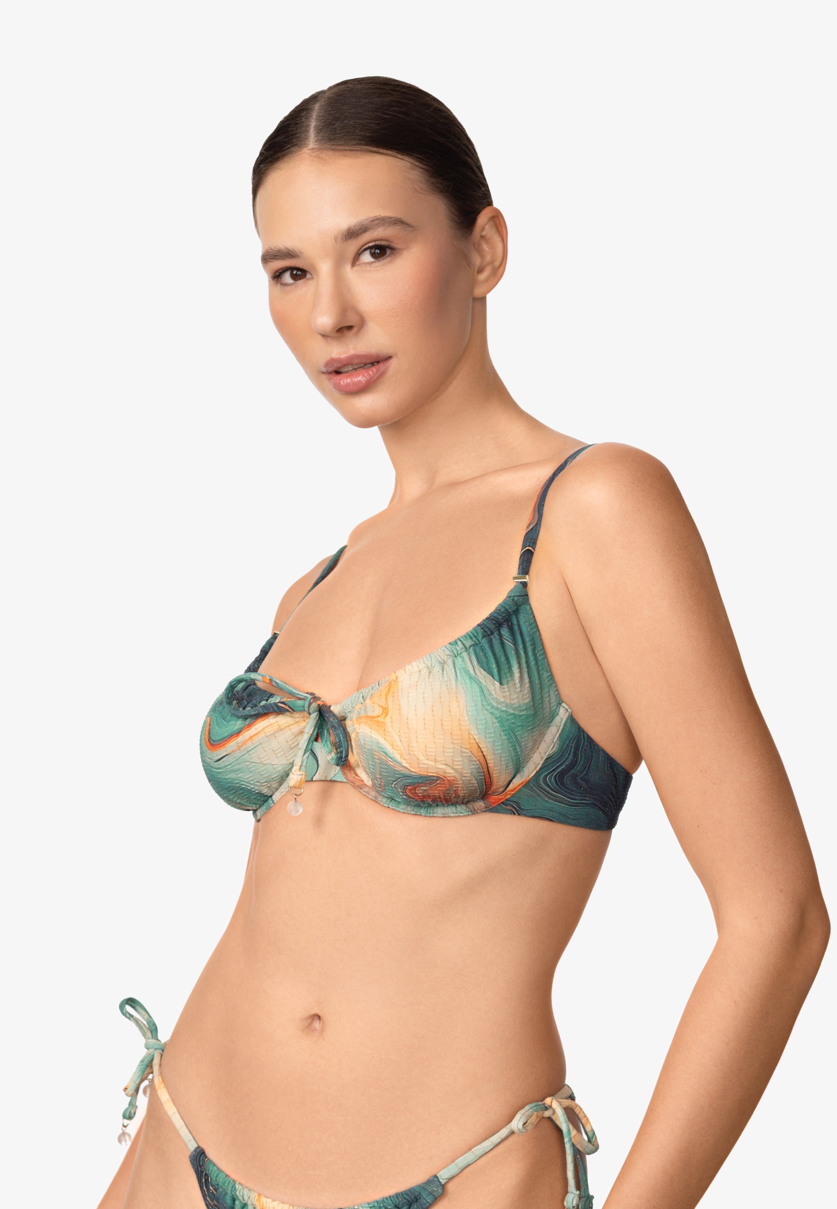 Bikini liemenėlė su lankeliais SEA SWIRLS