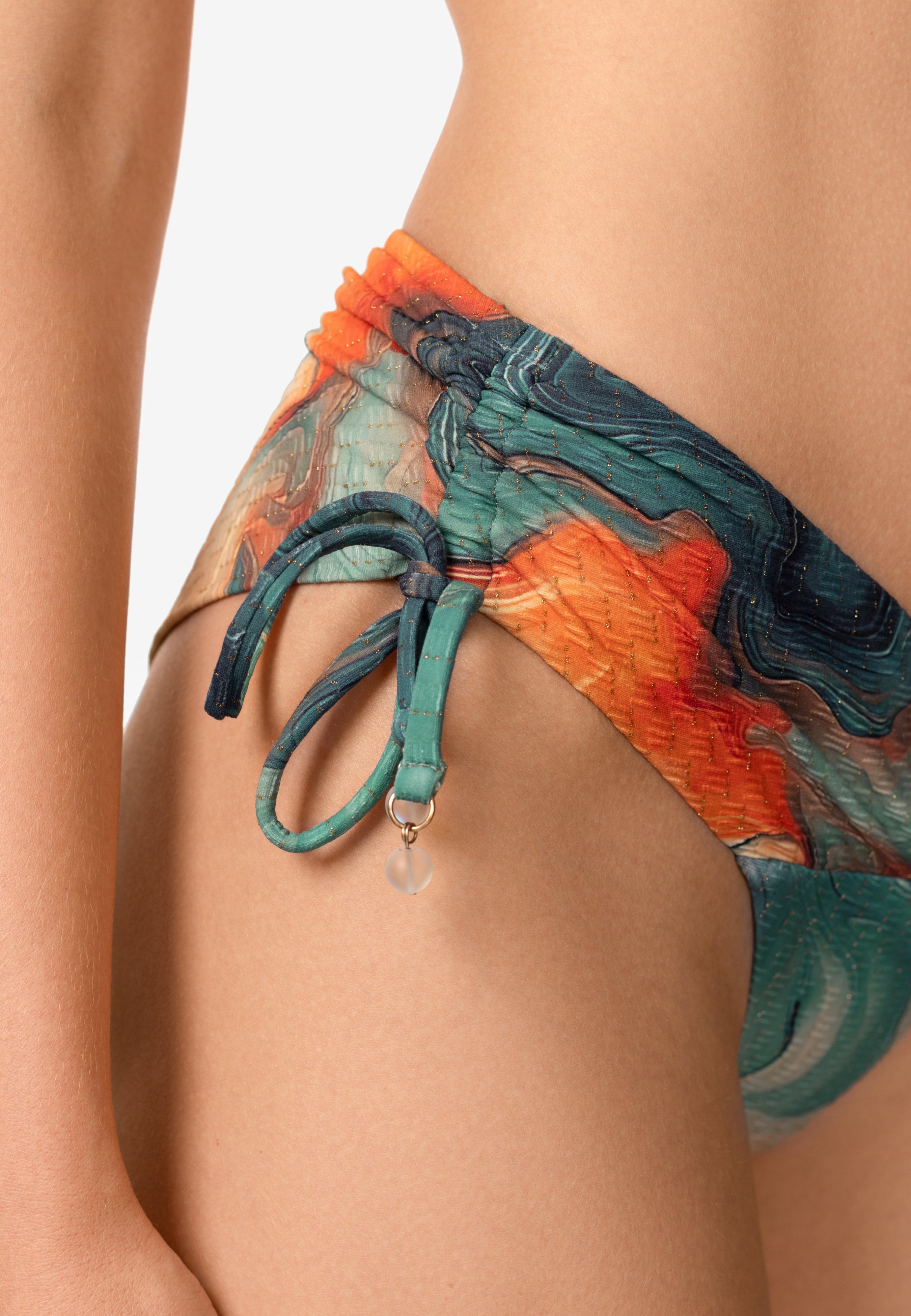 Bikinio kelnaitės vidutiniu liemeniu SEA SWIRLS