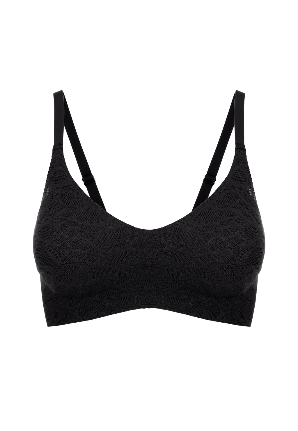 Besiūlė liemenėlė be lankelių su minkštais kaušeliais LACY SKIN