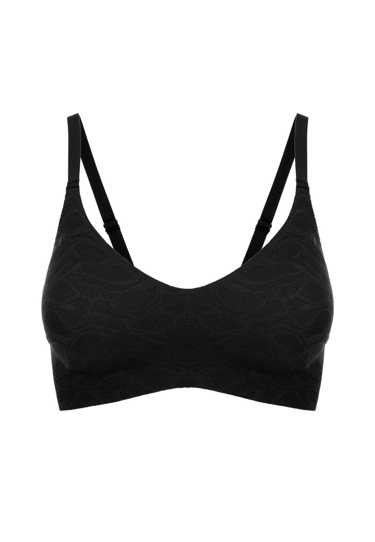Besiūlė liemenėlė be lankelių su minkštais kaušeliais LACY SKIN