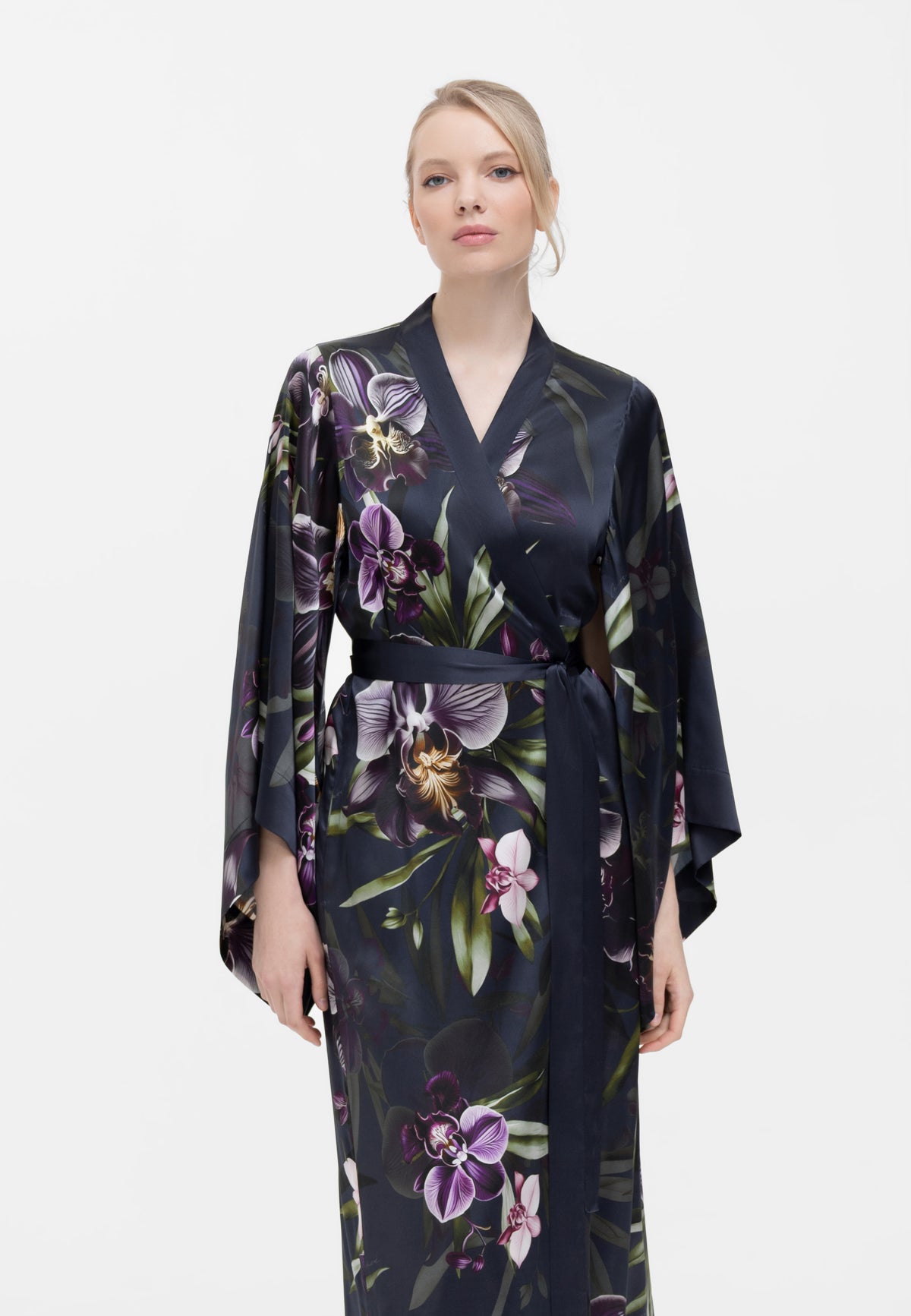 Ilgas kimono ORCHID BLACK