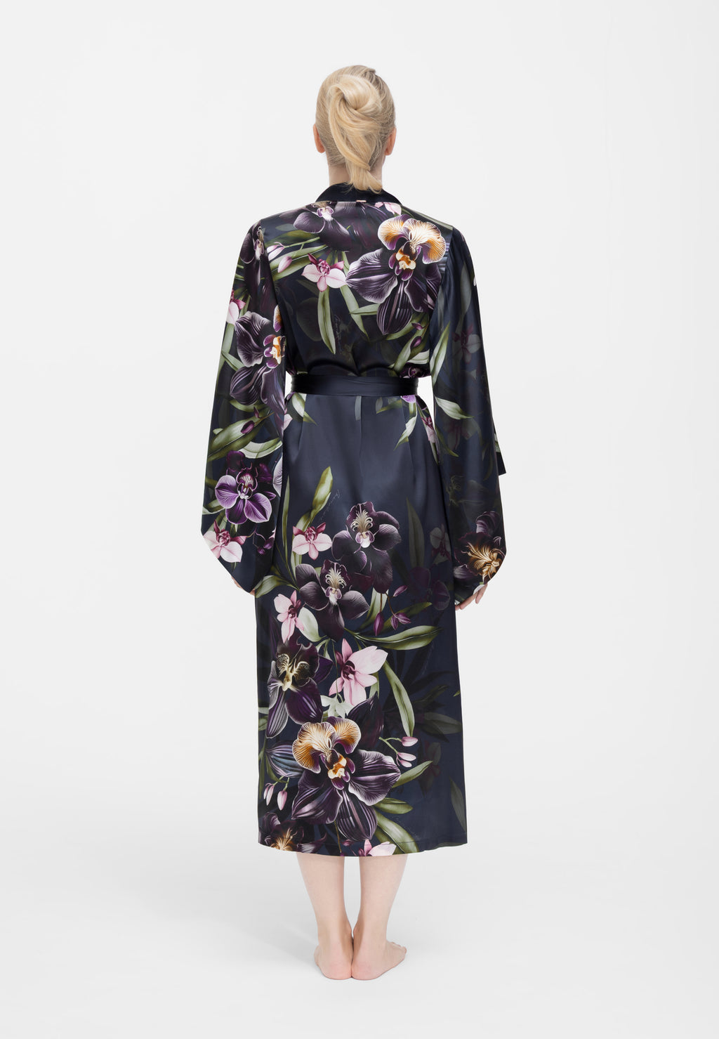 Ilgas kimono ORCHID BLACK