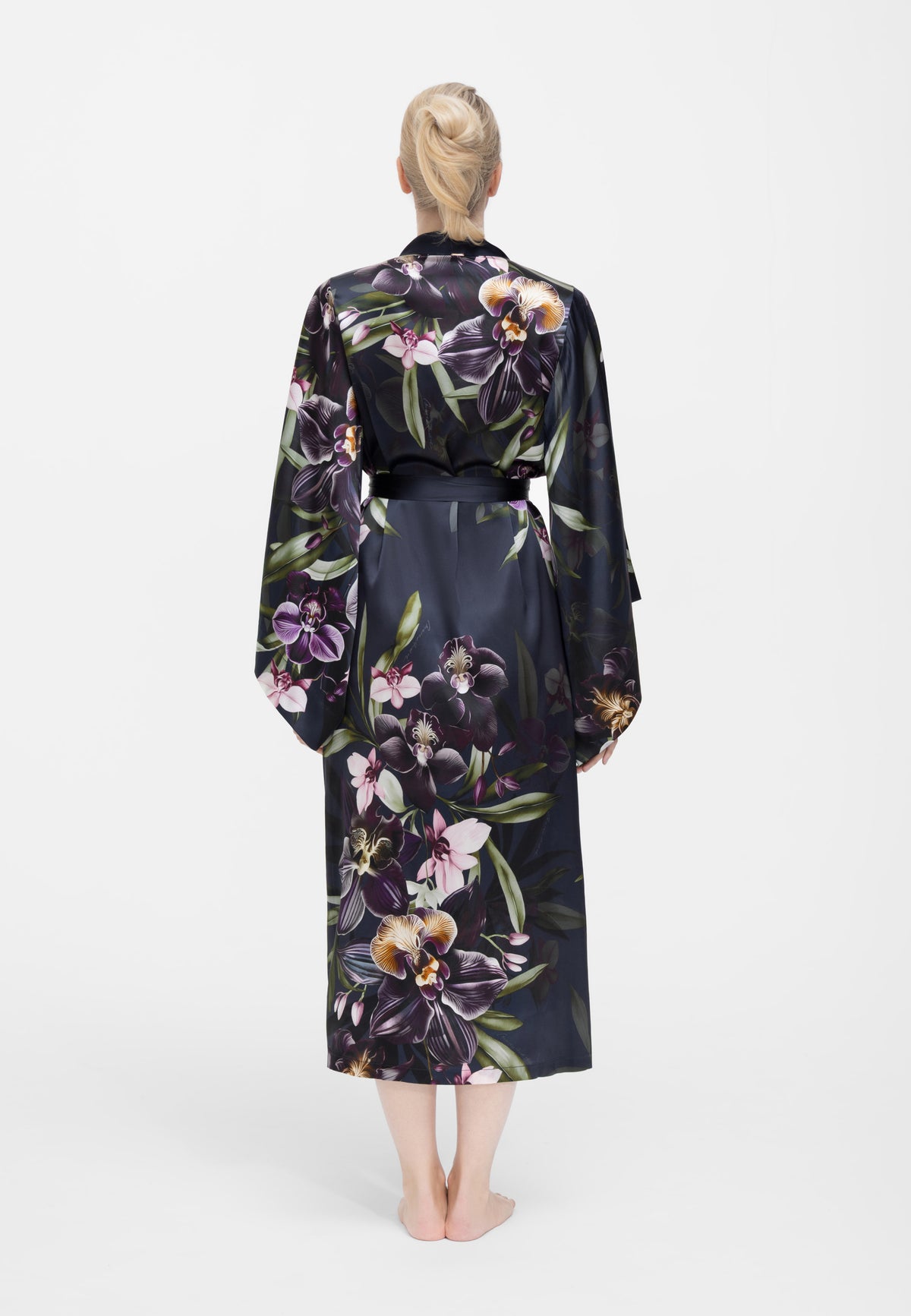 Ilgas kimono ORCHID BLACK