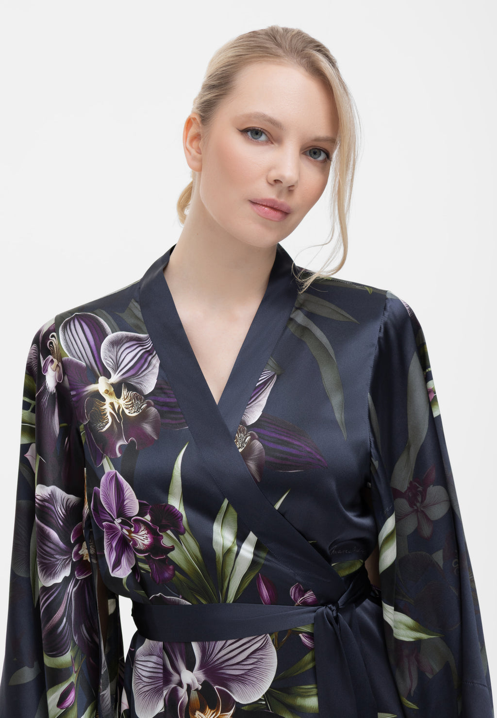 Ilgas kimono ORCHID BLACK