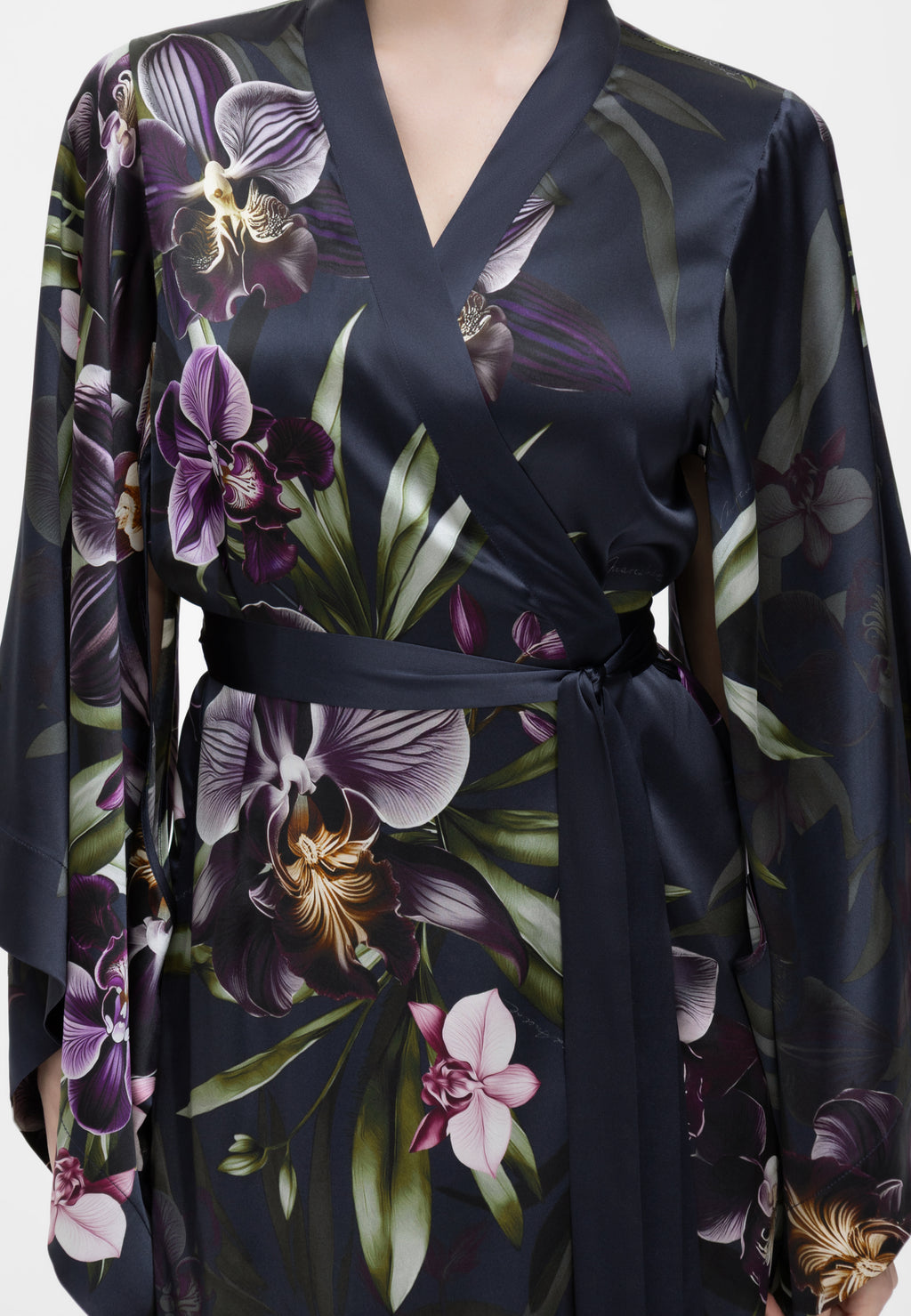 Ilgas kimono ORCHID BLACK