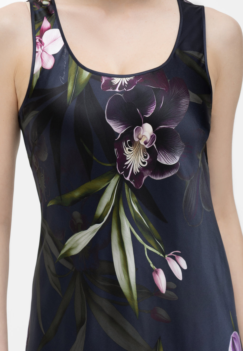 Šilko naktiniai ORCHID BLACK