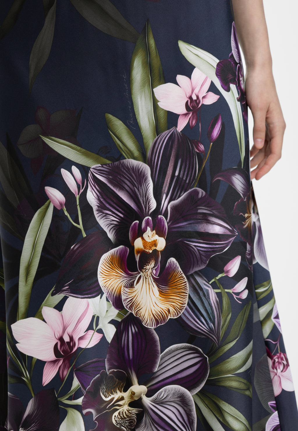 Šilko naktiniai ORCHID BLACK