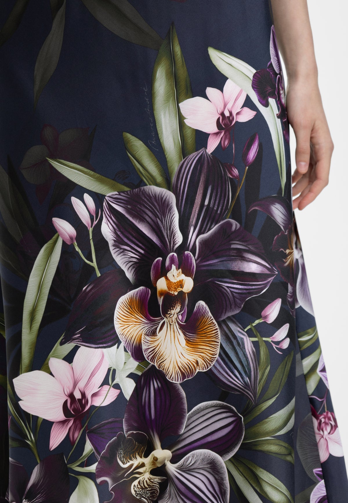 Šilko naktiniai ORCHID BLACK