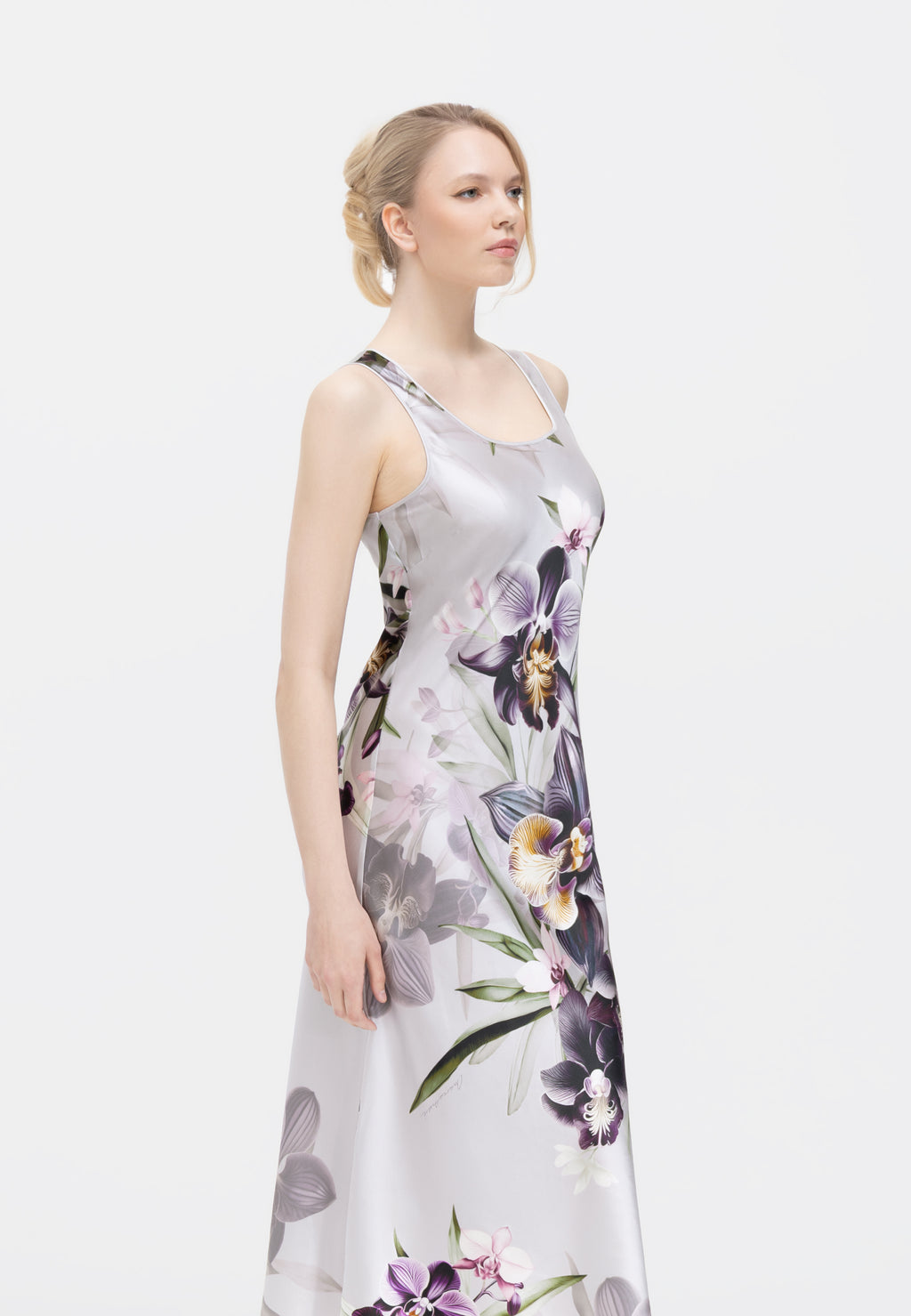 Šilko naktiniai ORCHID WHITE