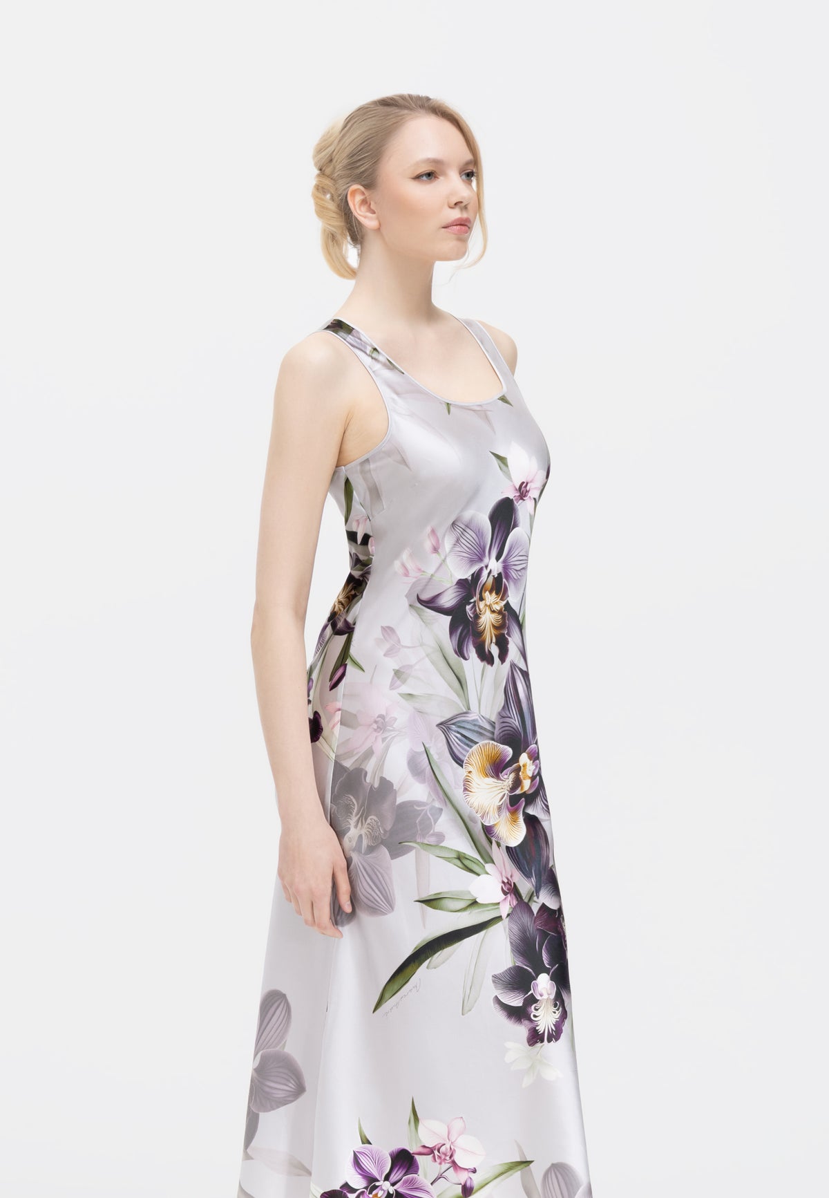 Šilko naktiniai ORCHID WHITE