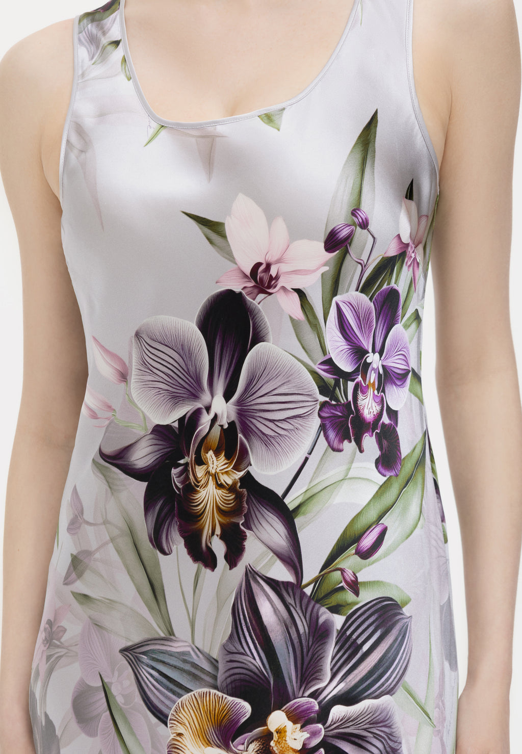 Šilko naktiniai ORCHID WHITE